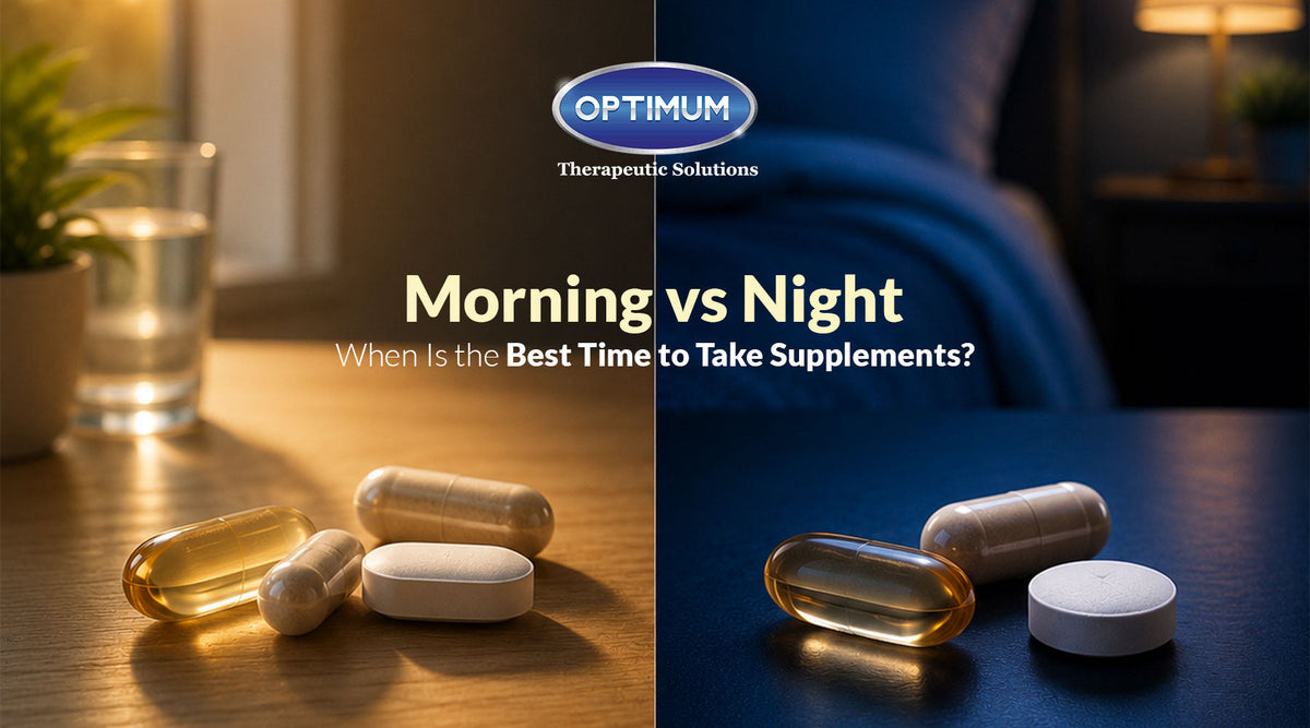 Morning vs Night: When Is the Best Time to Take Supplements? – Optimum ...