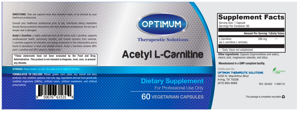 Buy Acetyl L-Carnitine (90 Capsules) | Brain Health and Energy Support Optimum Therapeutic Solutions Buy Acetyl L-Carnitine (90 Capsules) | Brain Health and Energy Support Optimum Therapeutic Solutions