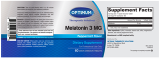 Melatonin 3 MG